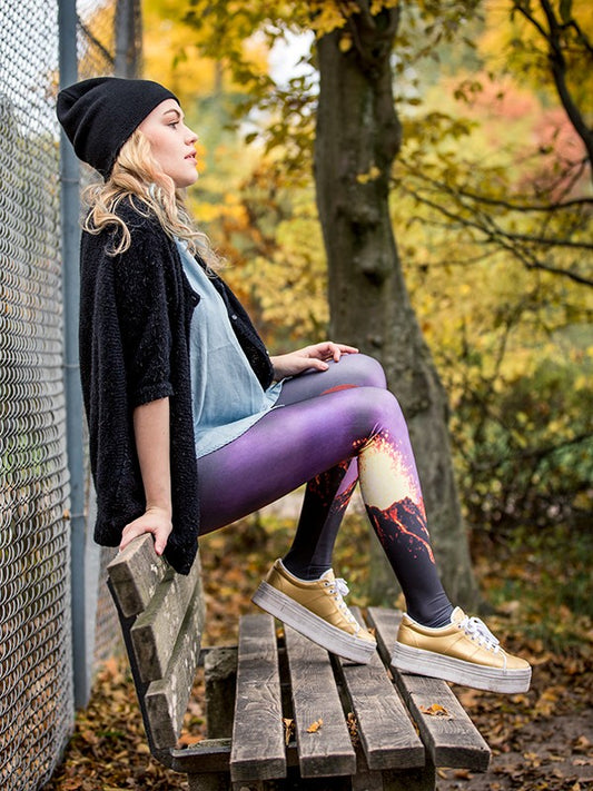 TILTED FRIDAY Night Magma Leggings