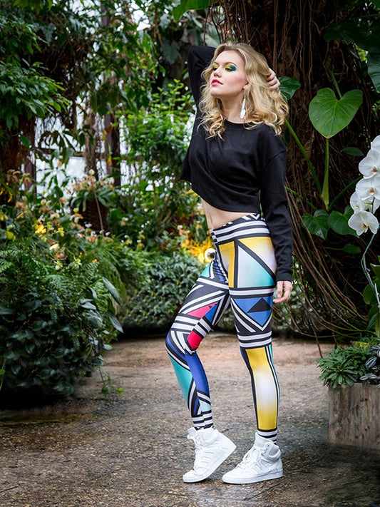 TILTED FRIDAY Ndebele Leggings