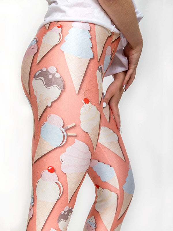 TILTED FRIDAY Ice Cream Leggings