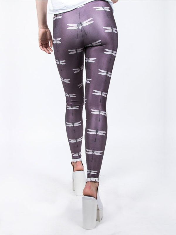 TILTED FRIDAY Fly Dragonfly Fly Leggings