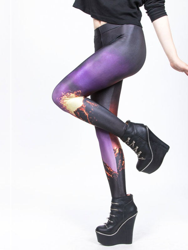 TILTED FRIDAY Night Magma Leggings