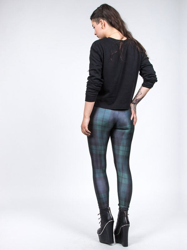TILTED FRIDAY Bleen Check Leggings