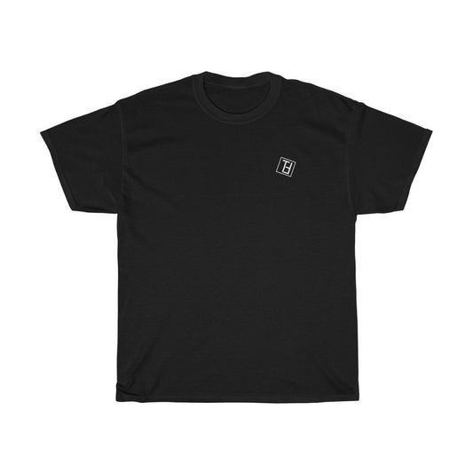 TILTED FRIDAY Black Basic Shirt with Logo Backprint